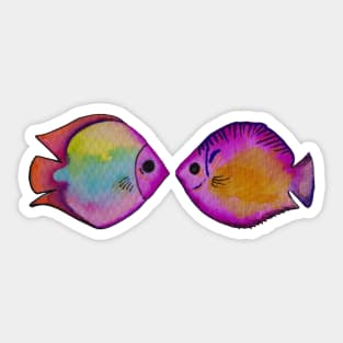 Cute fishes Sticker